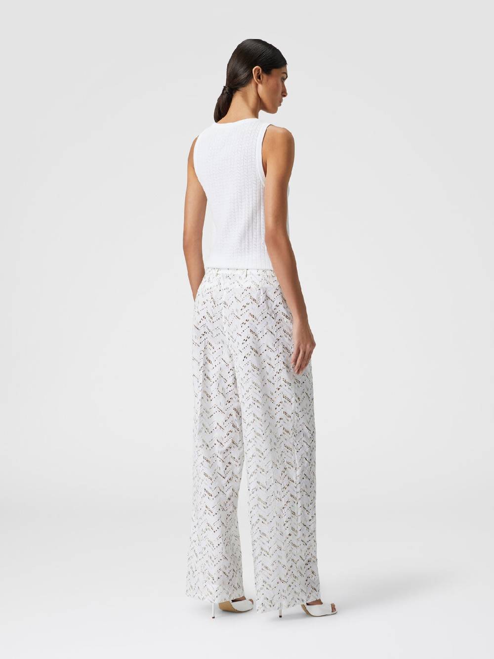 Missoni Pantaloni in popeline di cotone con pizzo sangallo Qualità Garantita