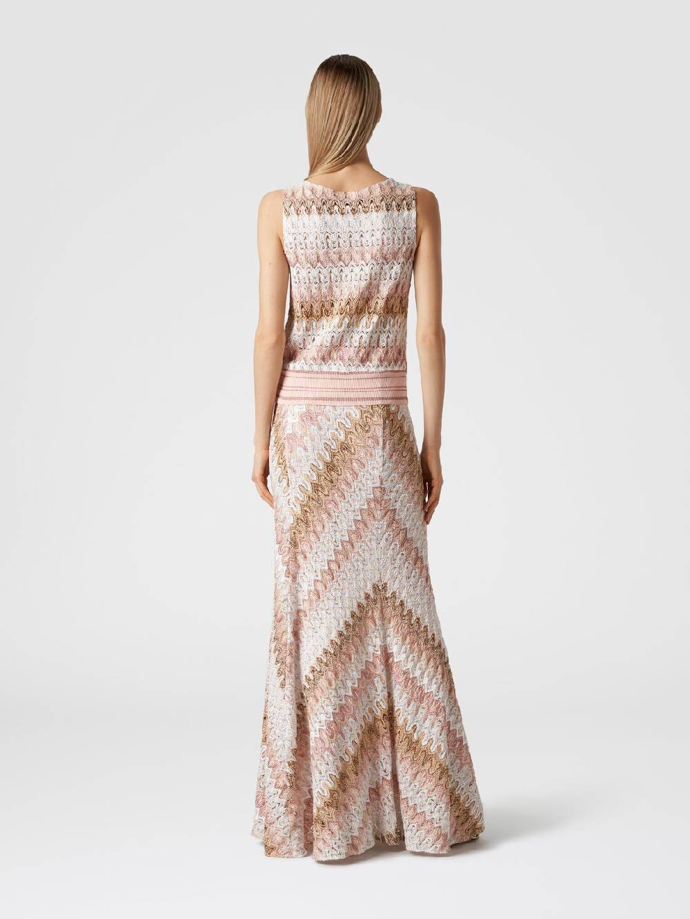 Missoni Gonna lunga in misto viscosa lamé effetto pizzo Acquista Ora