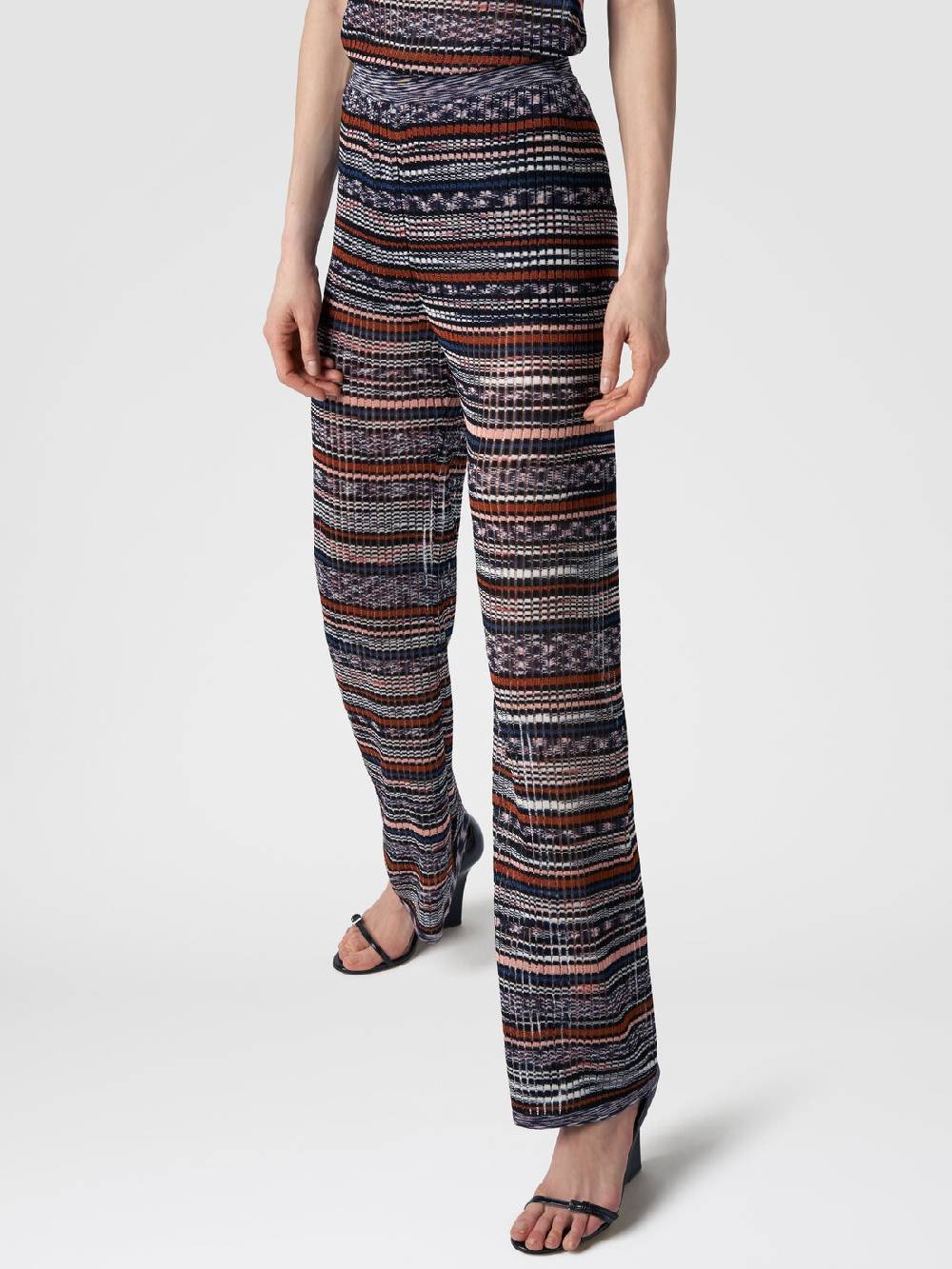 Missoni Pantaloni a costine in maglia di viscosa fiammata Affare Del Giorno