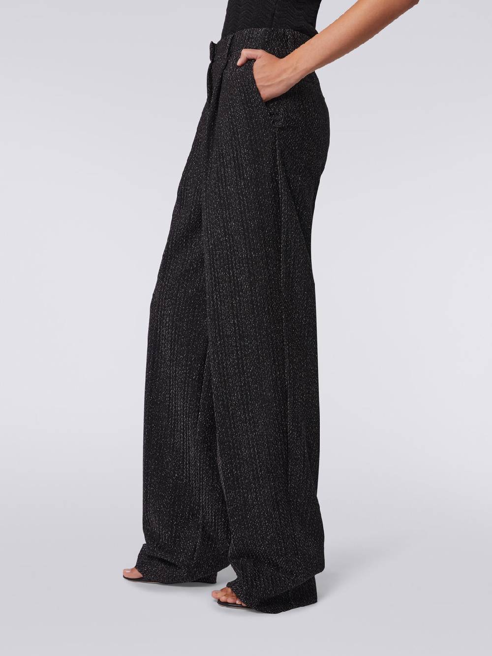 Missoni Pantaloni in misto viscosa lamé Prezzo Ridotto