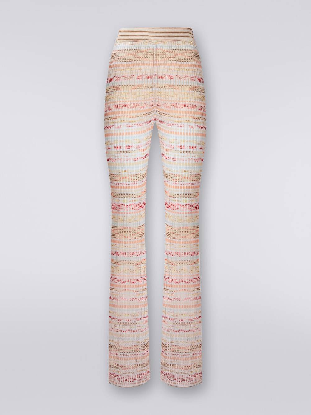 Missoni Pantaloni a costine in maglia di viscosa fiammata Sottocosto
