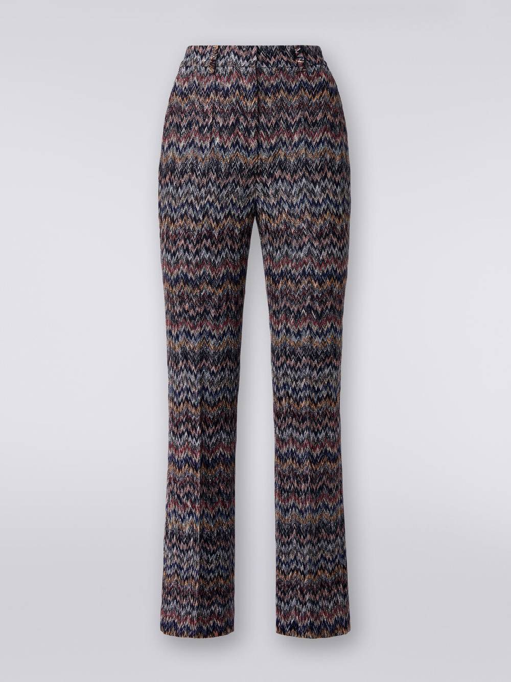 Missoni Pantaloni cropped in misto viscosa lamé zig zag Convenienza