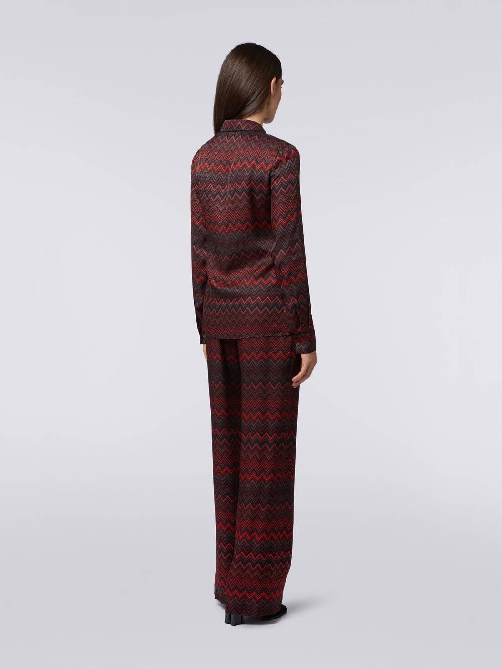 Missoni Pantaloni in viscosa jacquard a zig zag Novità