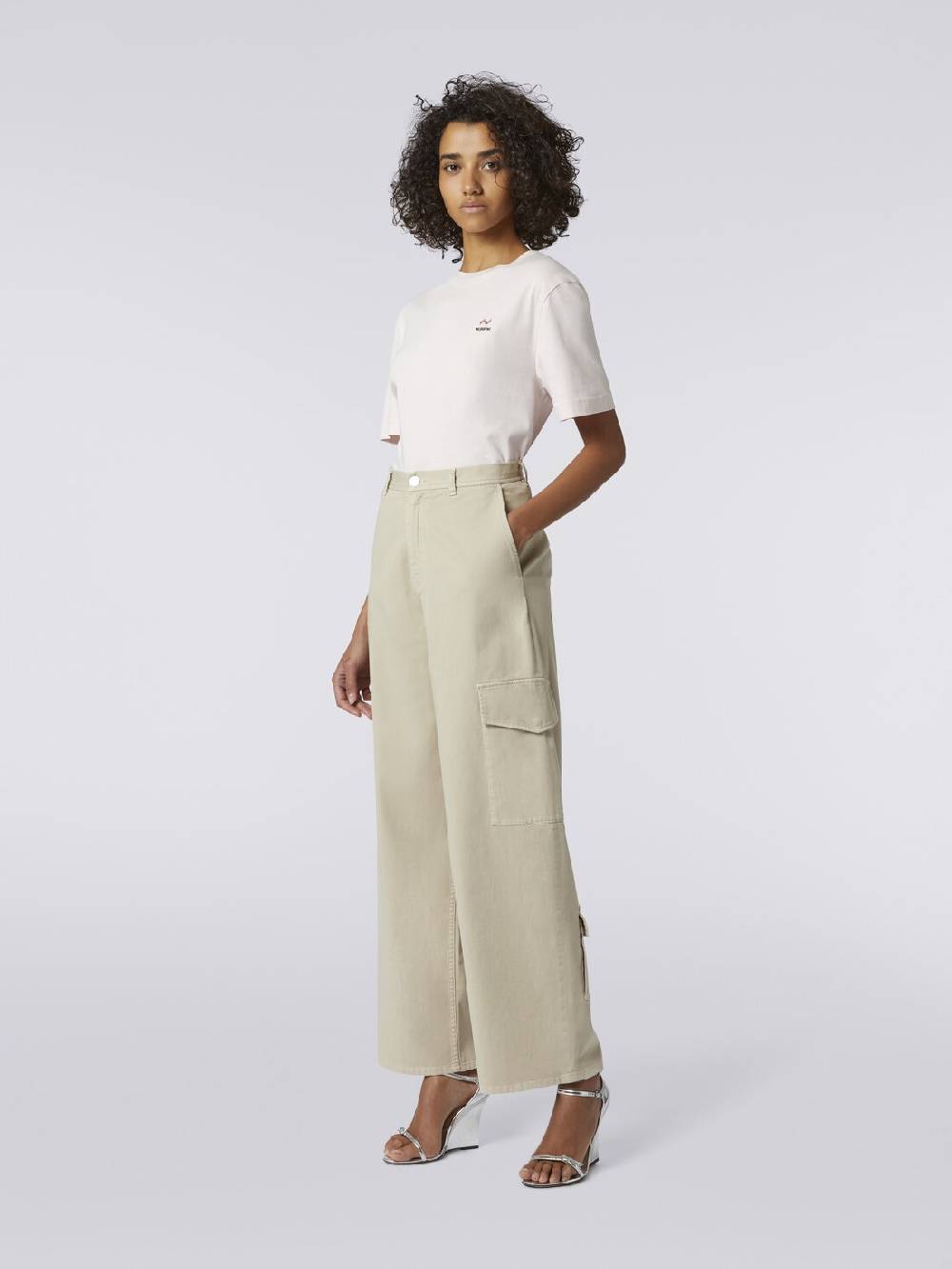 Missoni Pantaloni cargo in cotone Presa