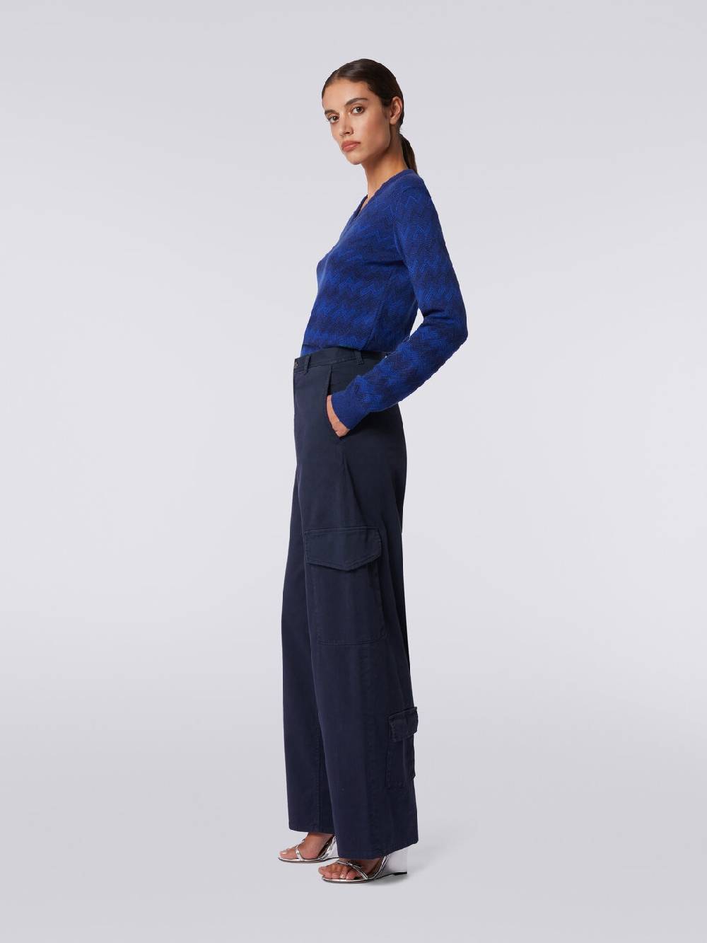Missoni Pantaloni cargo in cotone Sconto