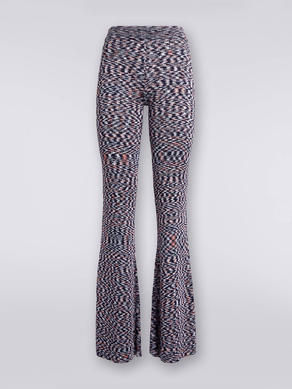 Missoni Pantaloni flare in misto viscosa fiammata Offerta