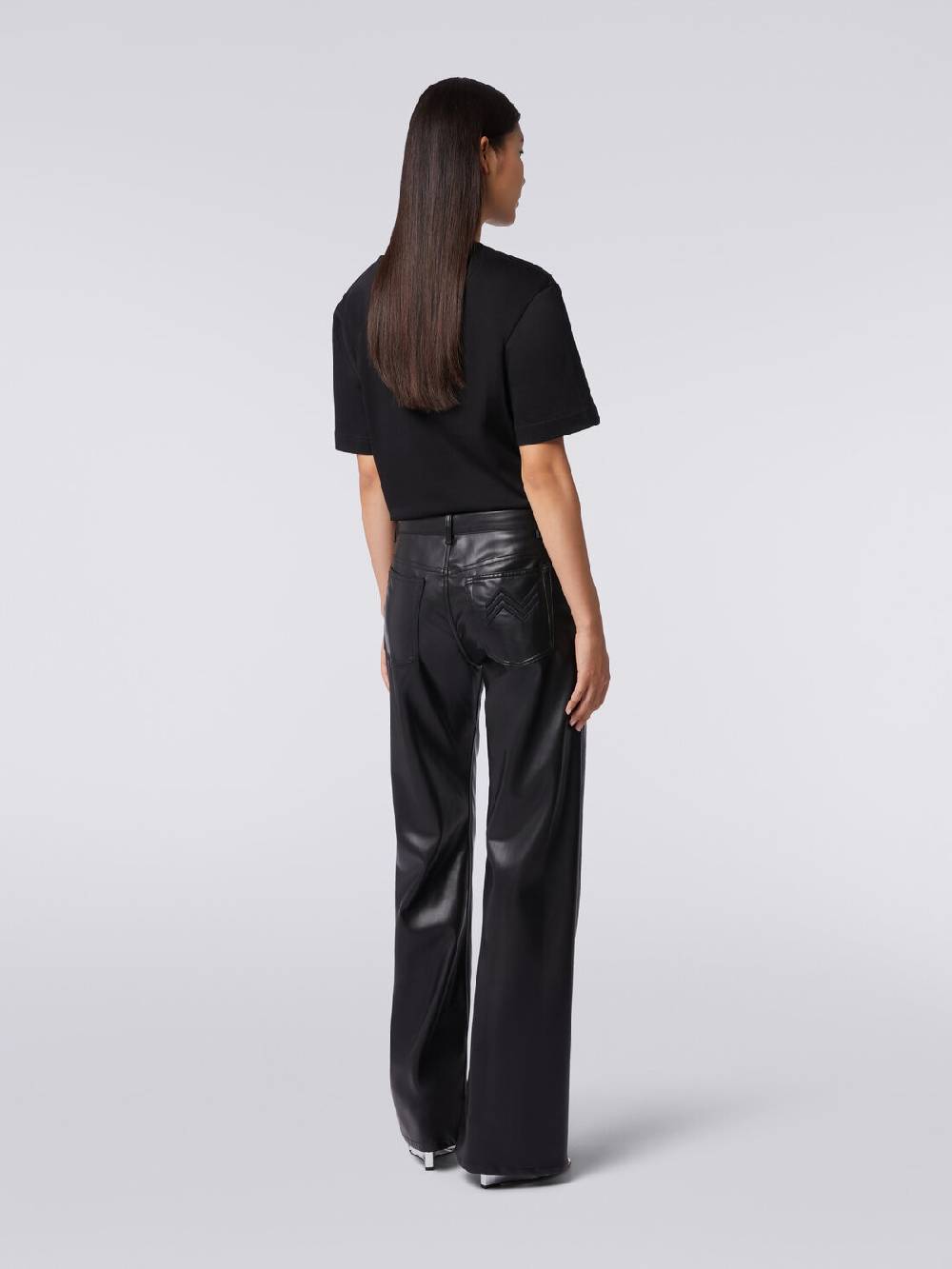 Missoni Pantaloni cinque tasche in ecopelle Saldi