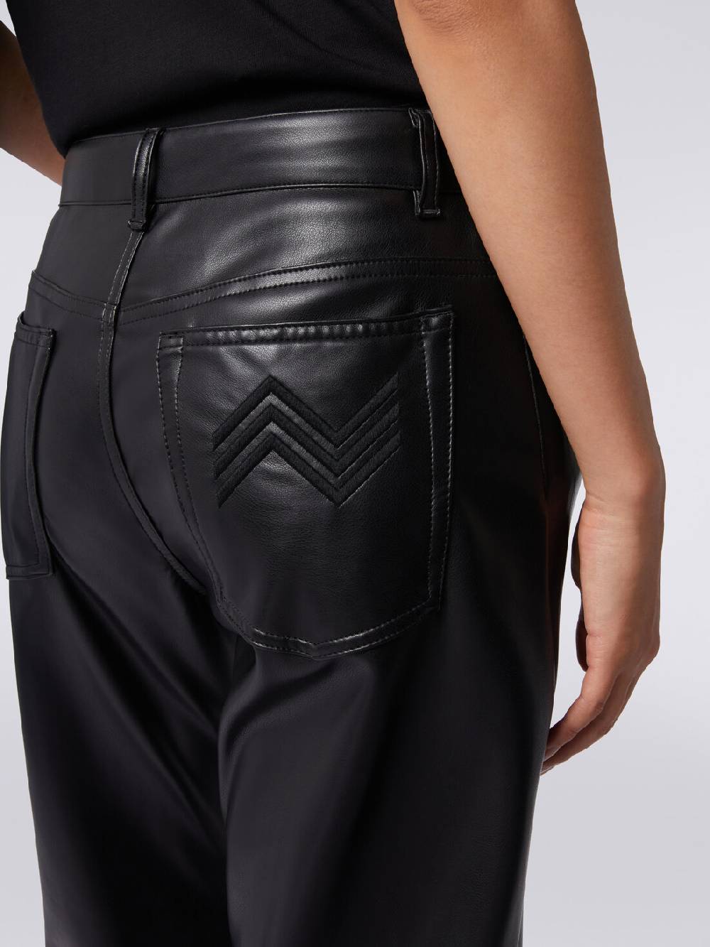 Missoni Pantaloni cinque tasche in ecopelle Saldi