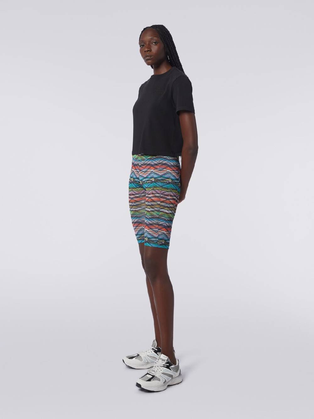 Missoni Shorts in nylon stretch stampato Vendita Economica