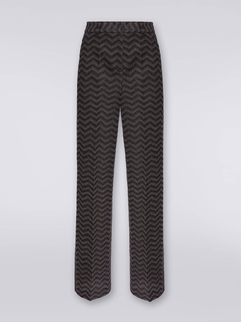 Missoni Pantaloni dritti in cotone chevron I Più Venduti