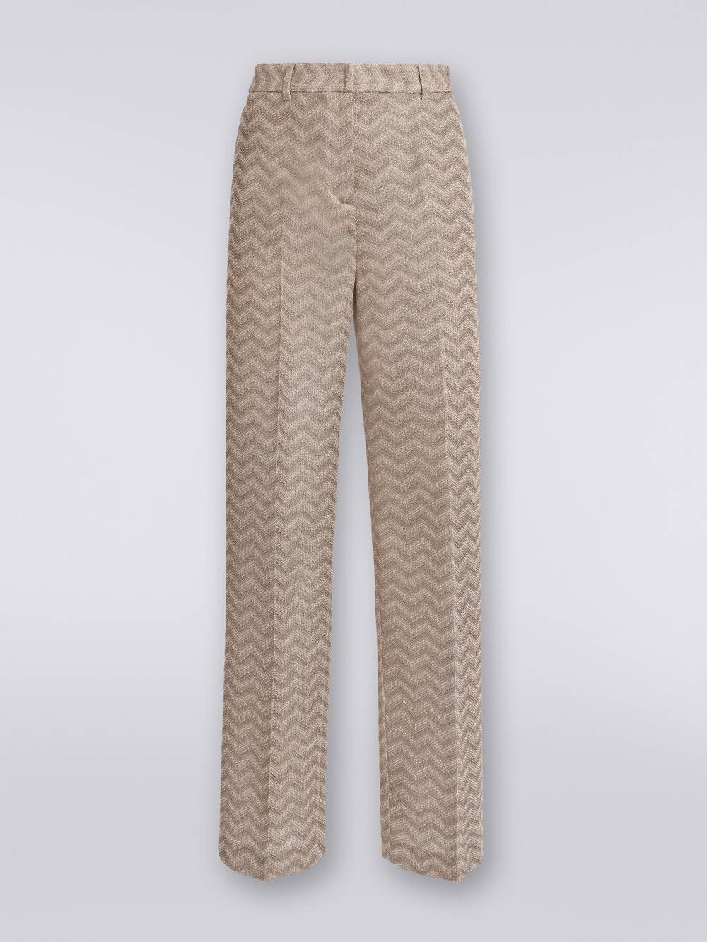 Missoni Pantaloni dritti in cotone chevron Vendite Flash
