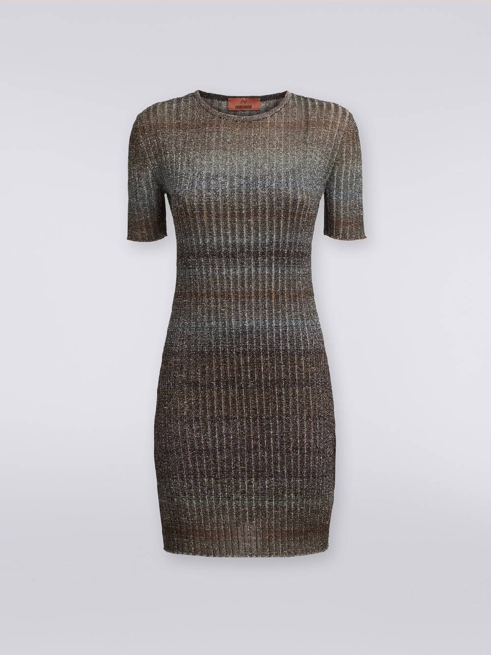 Missoni Mini-abito girocollo a costine con lurex Moda