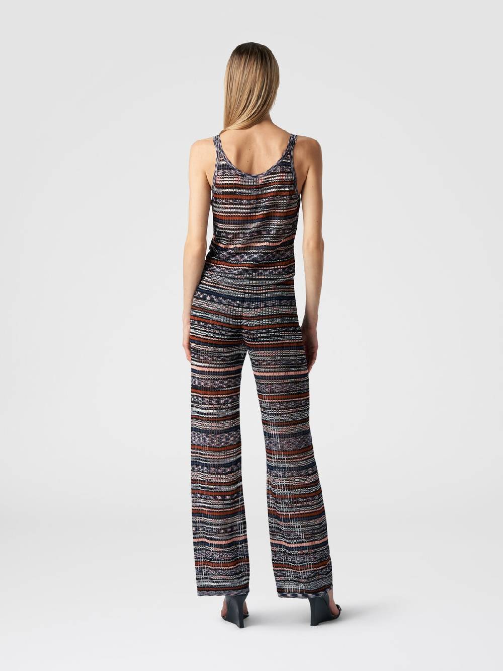 Missoni Canottiera in viscosa a costine fiammata Fino al 65% di sconto