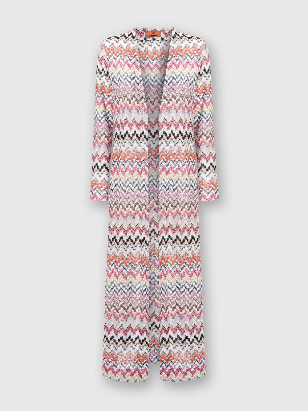 Missoni Cardigan lungo in maglia lamé zig zag Qualità