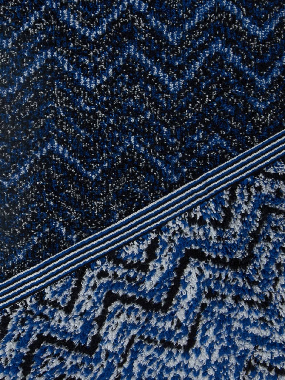 Missoni Set 2 pezzi di asciugamani da bagno Azul in spugna di cotone Spedizione Gratuita