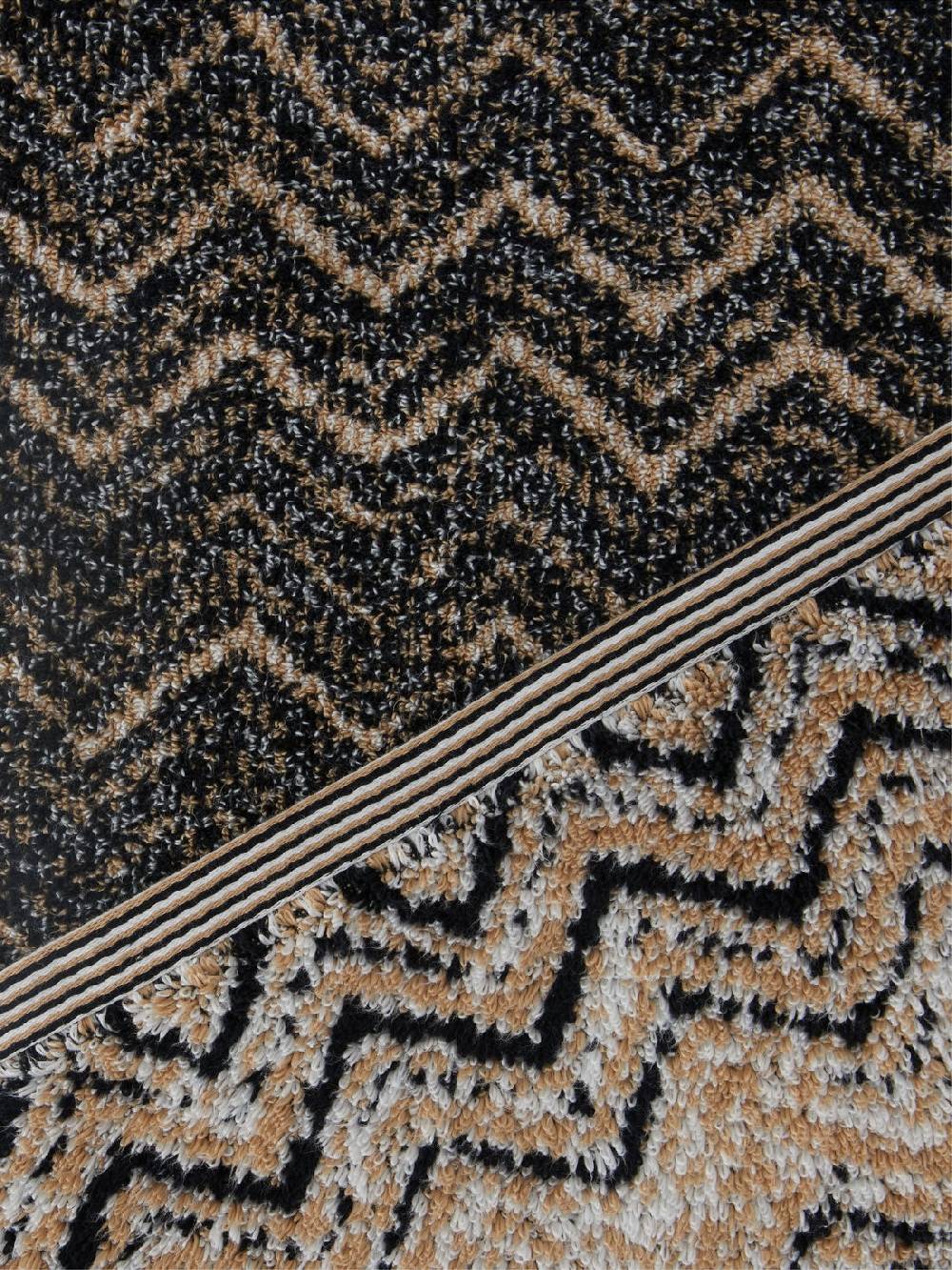 Missoni Set 2 pezzi di asciugamani da bagno Azul in spugna di cotone Pezzi Unici
