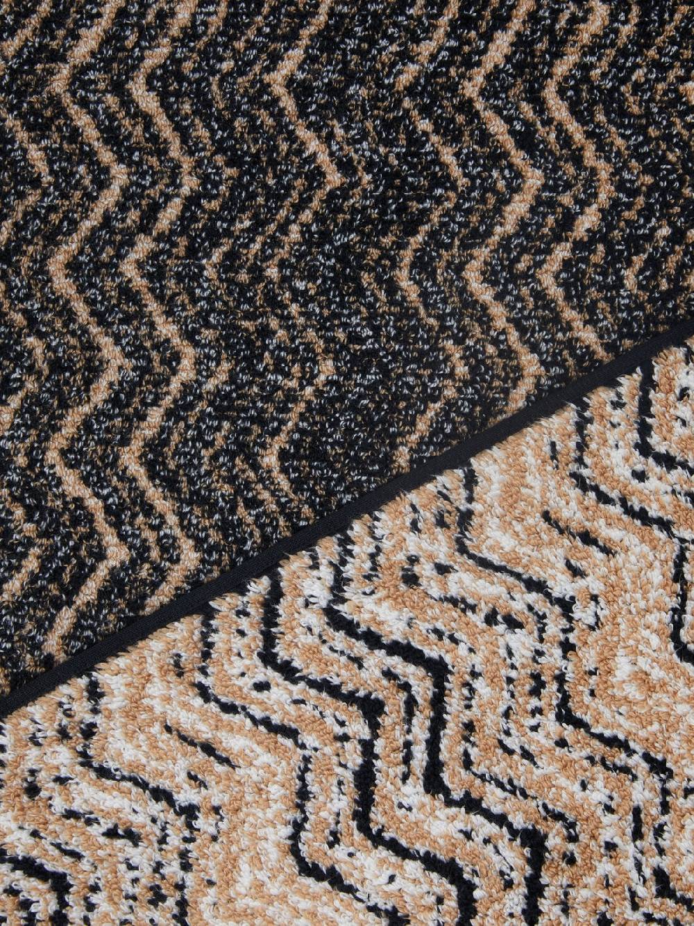 Missoni Tappetino da bagno Azul 60x90 cm in cotone chevron Soddisfazione Garantita
