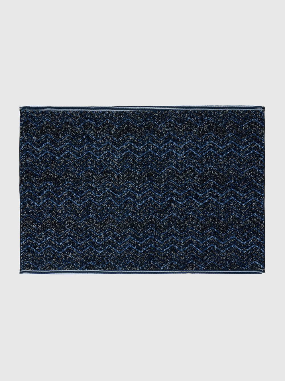 Missoni Tappetino da bagno Azul 60x90 cm in cotone chevron Qualità Garantita