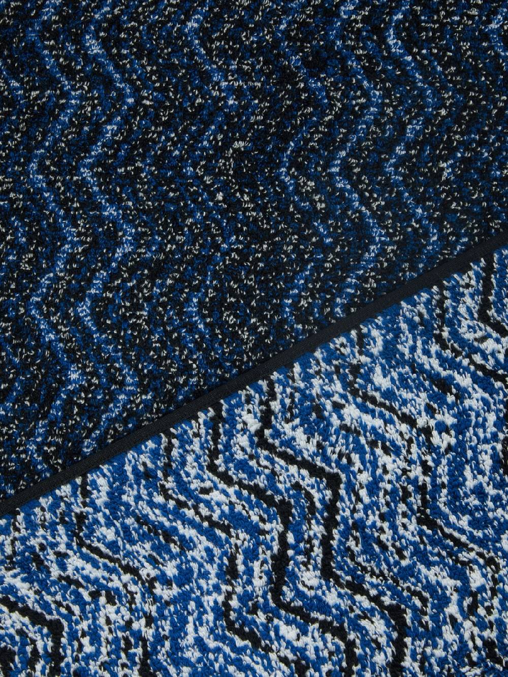 Missoni Tappetino da bagno Azul 60x90 cm in cotone chevron Qualità Garantita