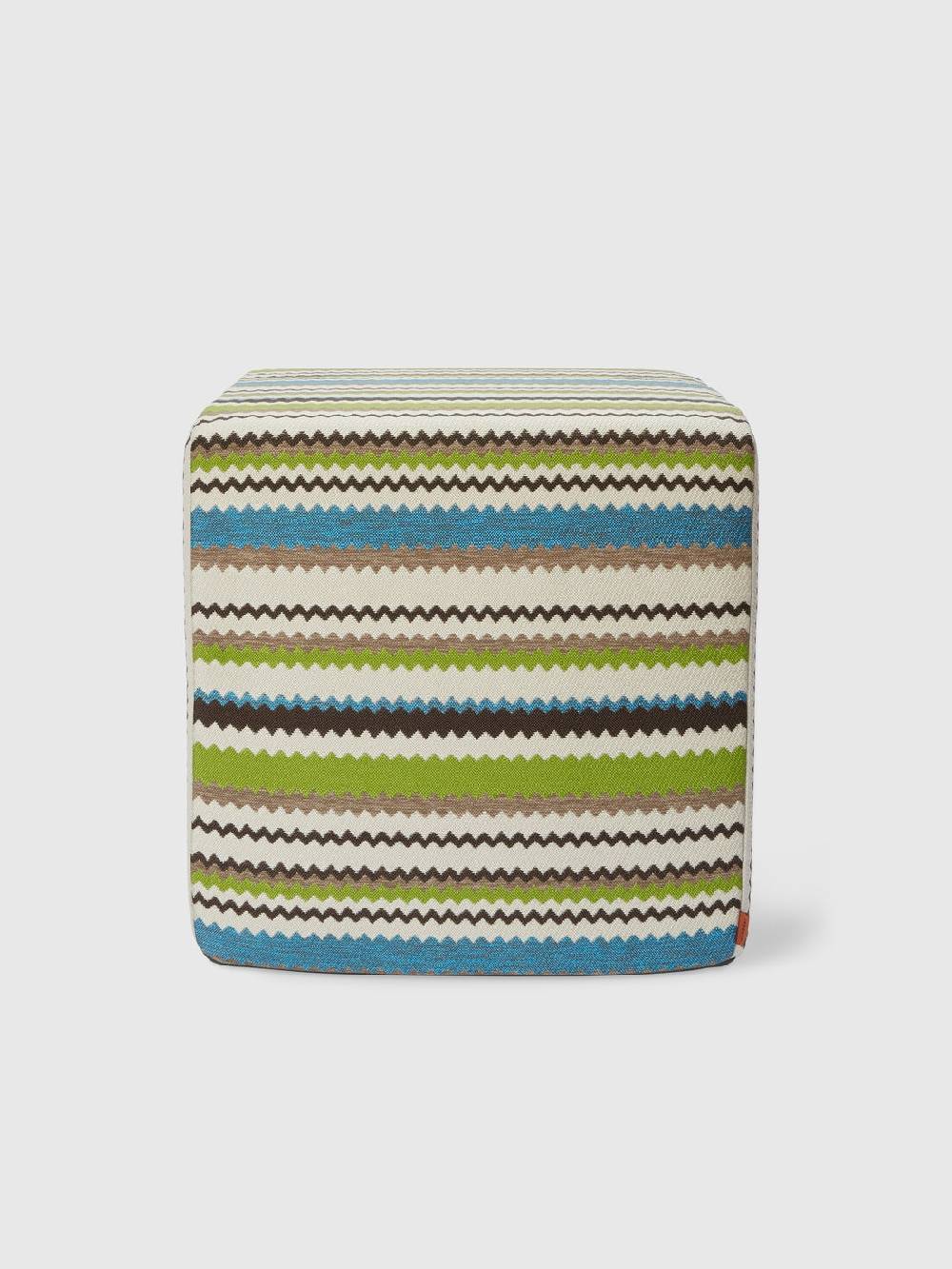 Missoni Pouf da esterno cubico Cancun chevron 40x40x40 cm Sconti questo mese