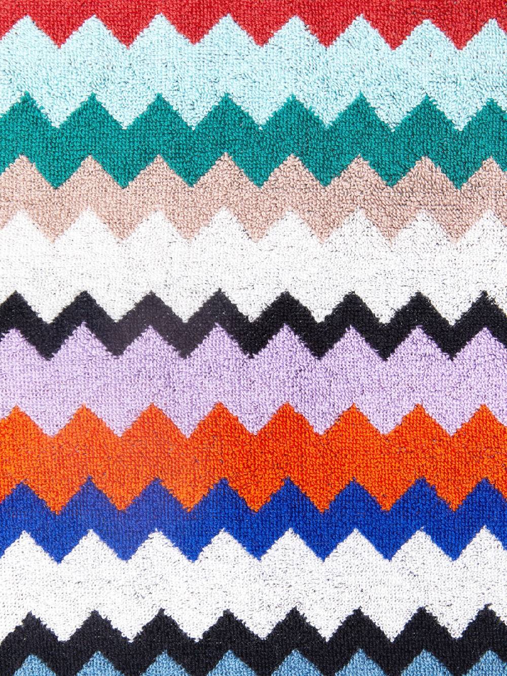 Missoni Telo mare 100x180 cm Riverbero in spugna di cotone zig zag Italia