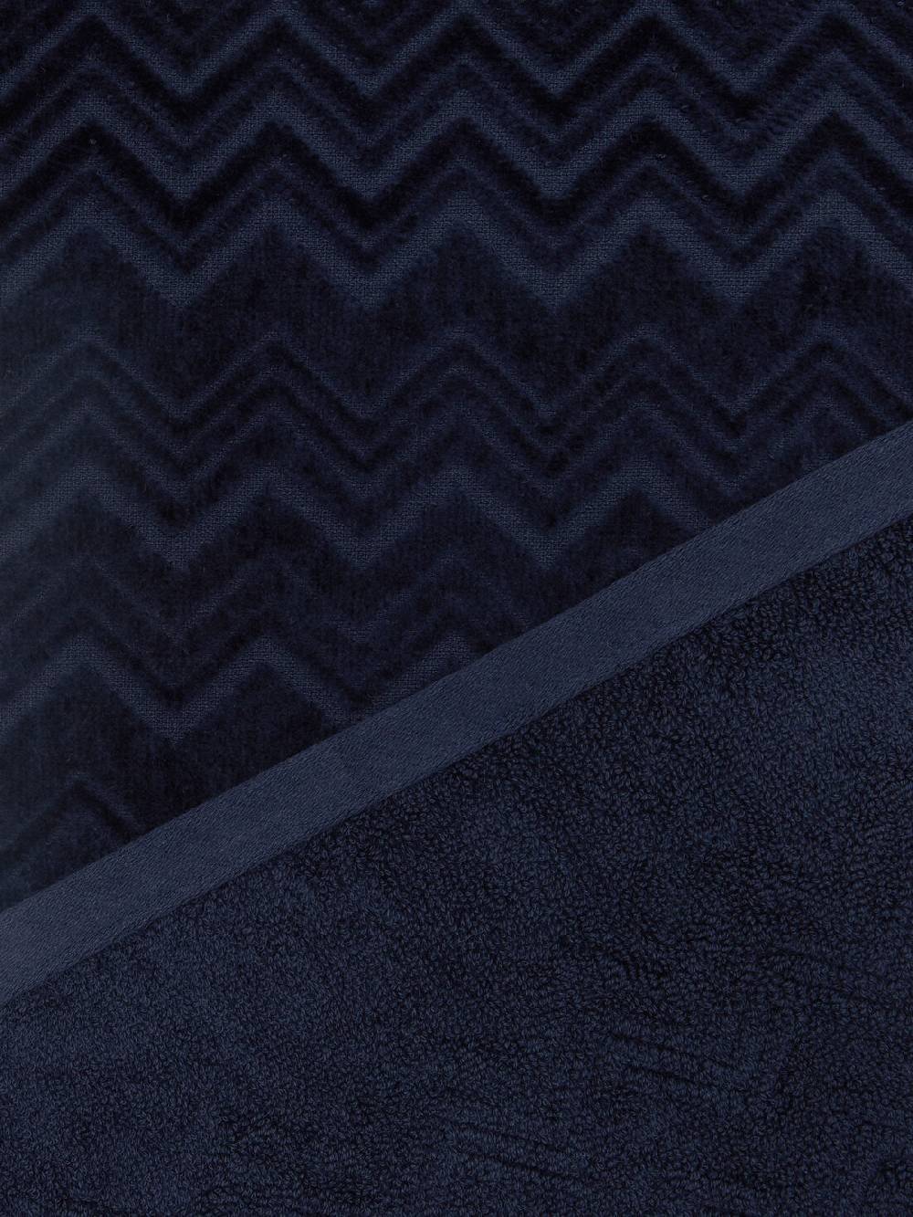 Missoni Set 2 pezzi di asciugamani da bagno Chalk in spugna di cotone zig zag Nuovo