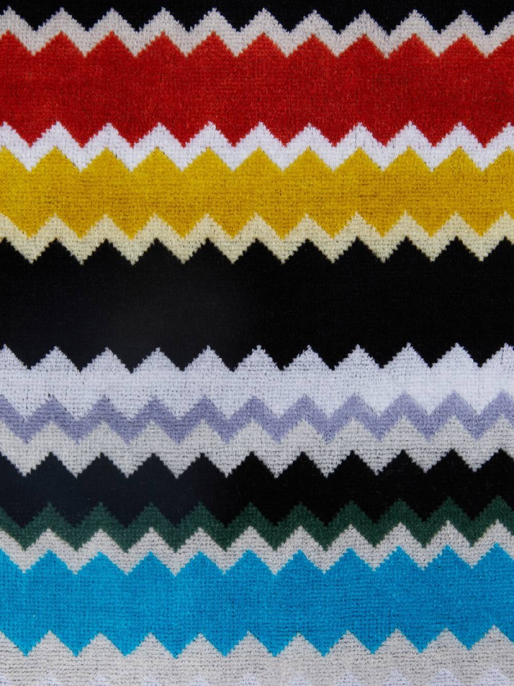 Missoni Set 2 pezzi di asciugamani da bagno Curt in spugna di cotone chevron Qualità