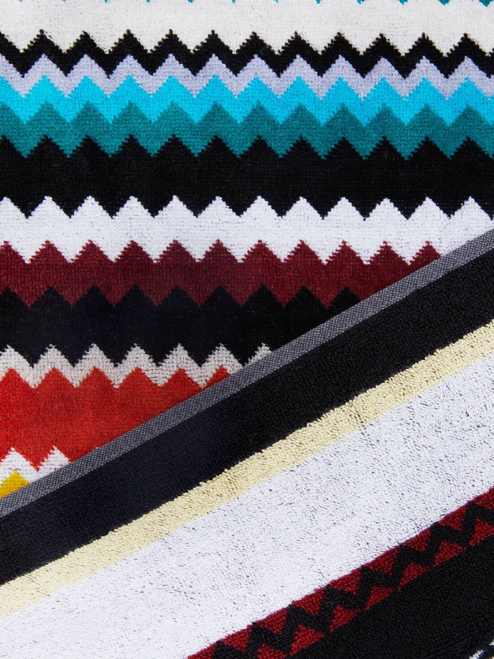 Missoni Telo mare 100x180 cm Curt in spugna di cotone zig zag Spedizione Gratuita