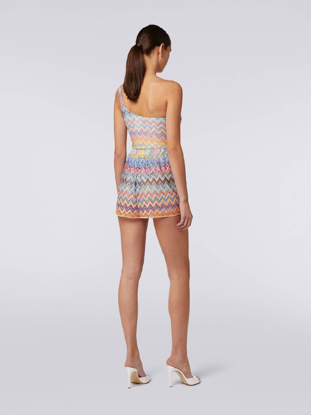 Missoni Shorts copricostume con stampa zig zag e lurex Pezzi Unici