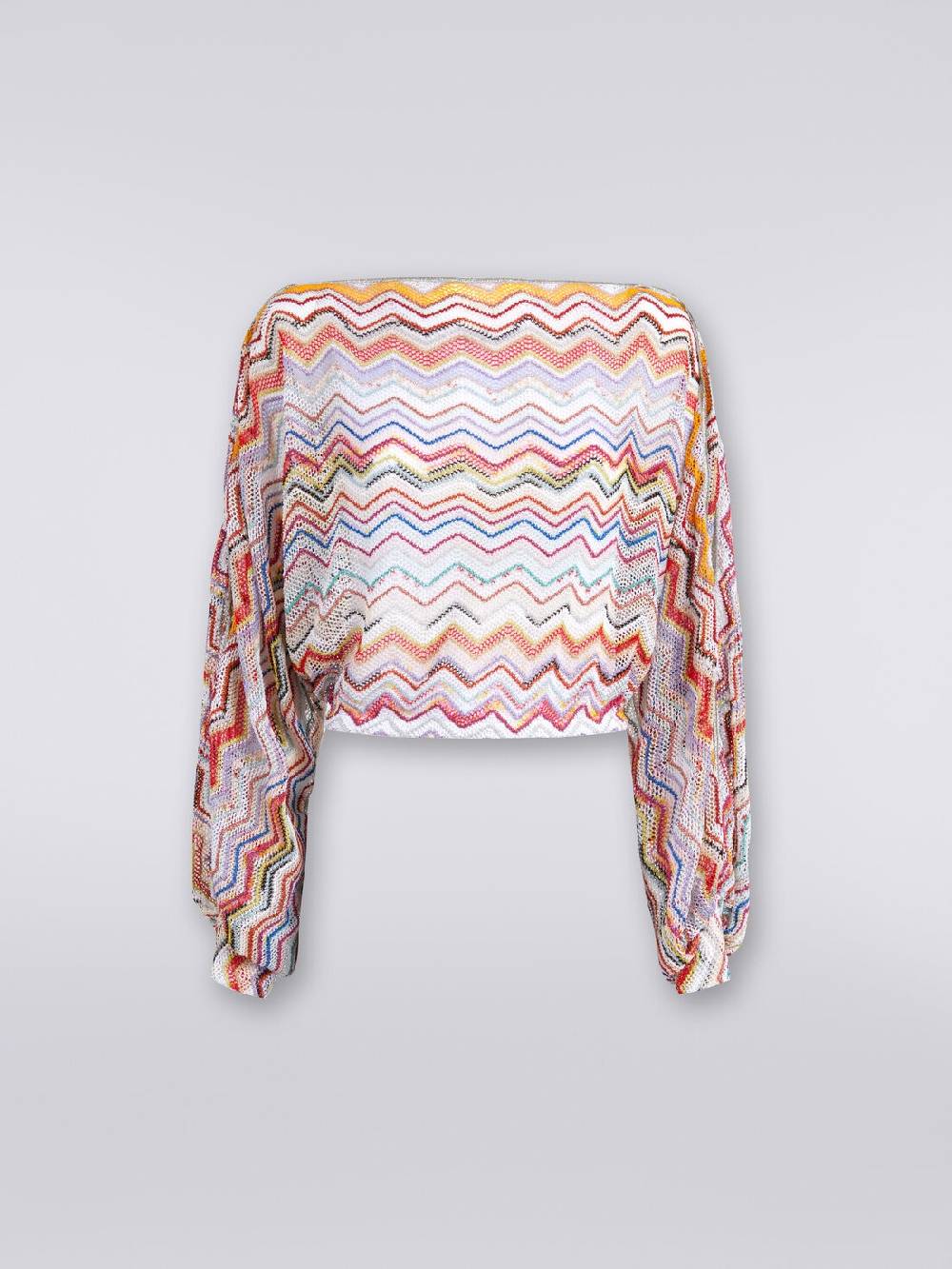 Missoni Top a maniche lunghe in crochet con lurex Consegna Veloce