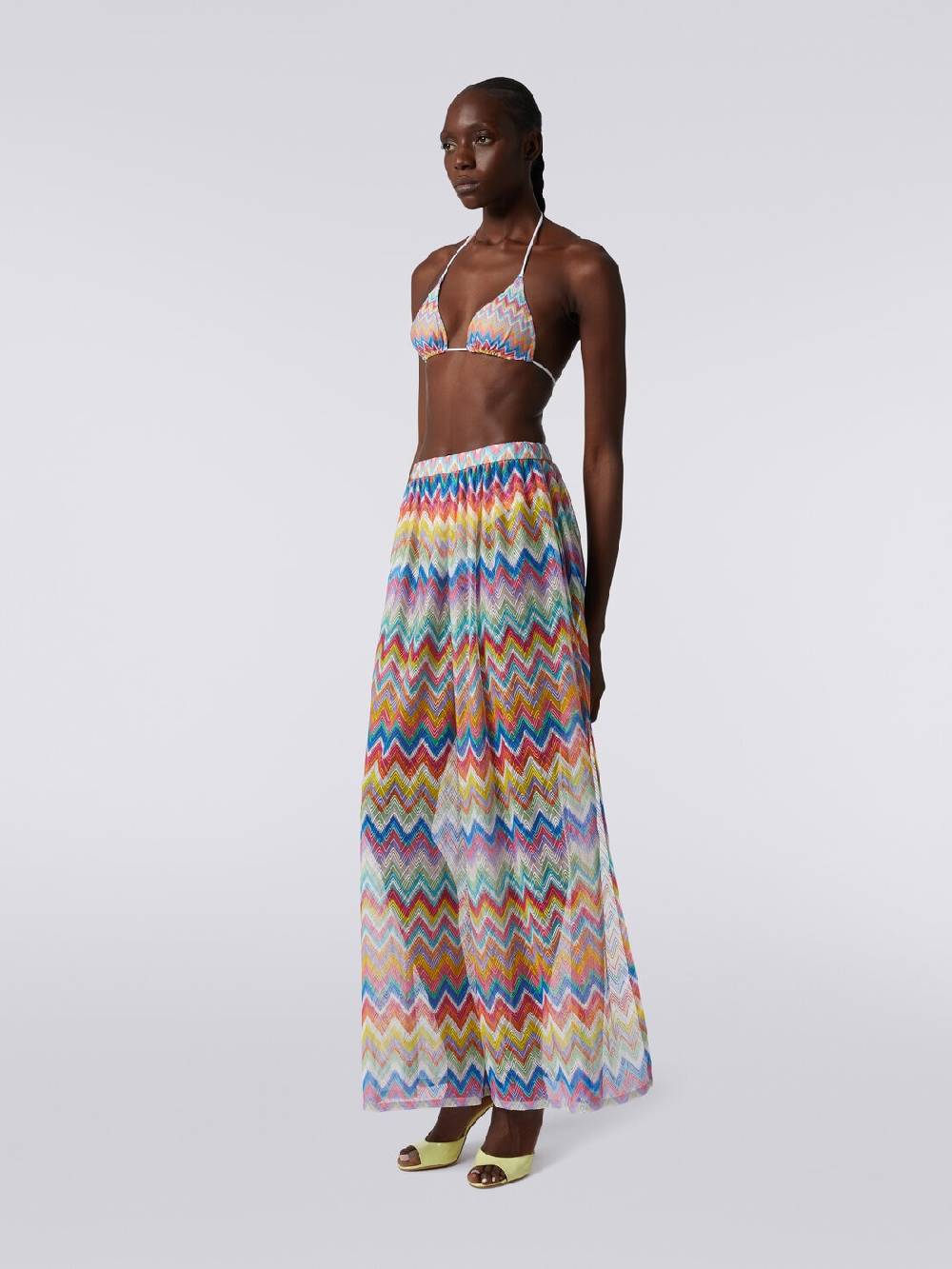 Missoni Pantaloni copricostume con stampa zig zag Shopping Online