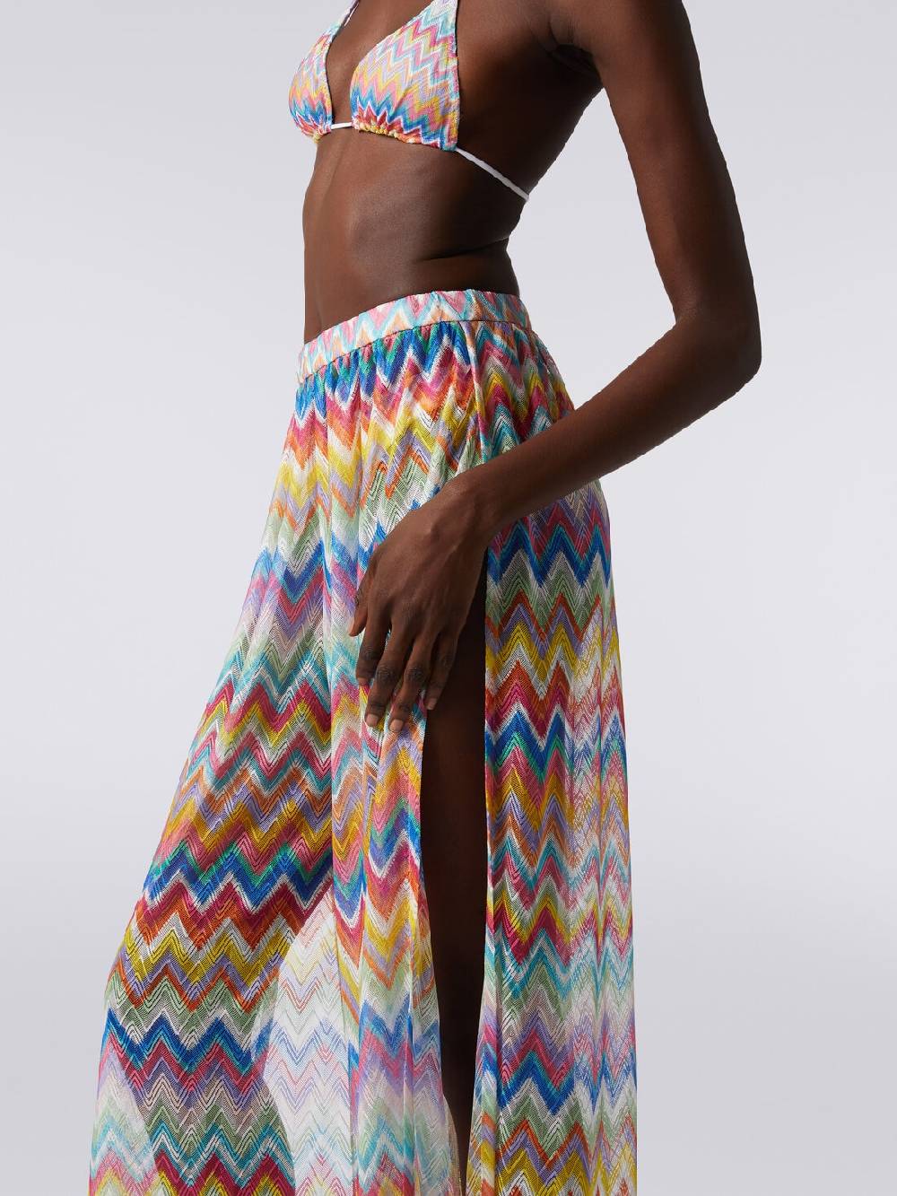 Missoni Pantaloni copricostume con stampa zig zag Shopping Online