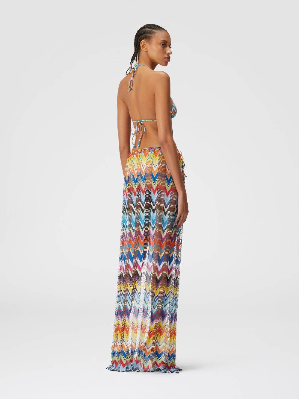 Missoni Gonna copricostume lunga a trama larga con lurex Prezzo Ridotto