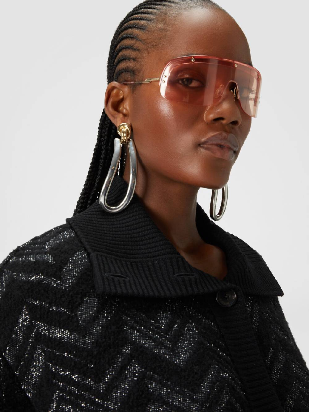 Missoni Giubbotto in maglia bouclé con chevron lamé Offerta