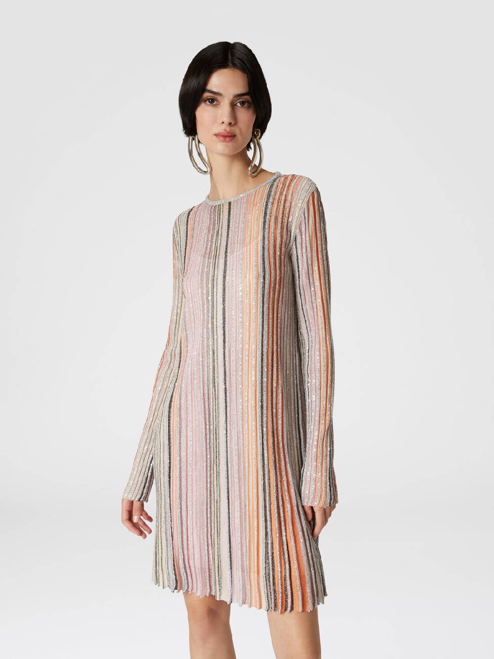 Missoni Abito plissée parzialiazzato con paillettes Sconto di tempo limitato