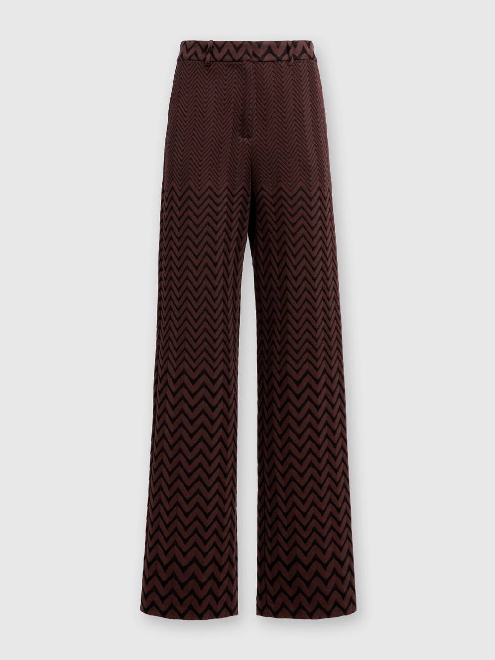 Missoni Pantaloni classici in cotone e viscosa zig zag Prezzo di fabbrica