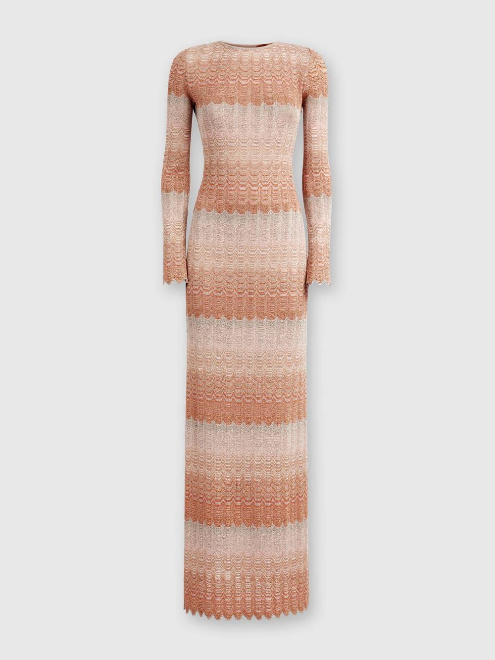 Missoni Abito lungo con motivo greca lamé Offerta esclusiva