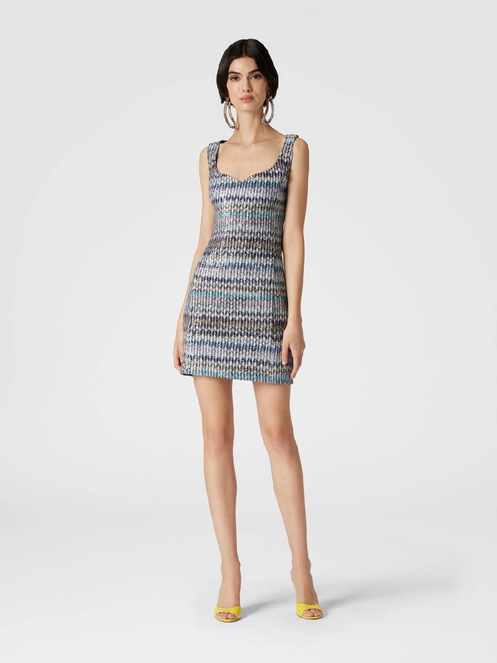 Missoni Mini-abitoin maglia lamé con scollatura a cuore Black Friday