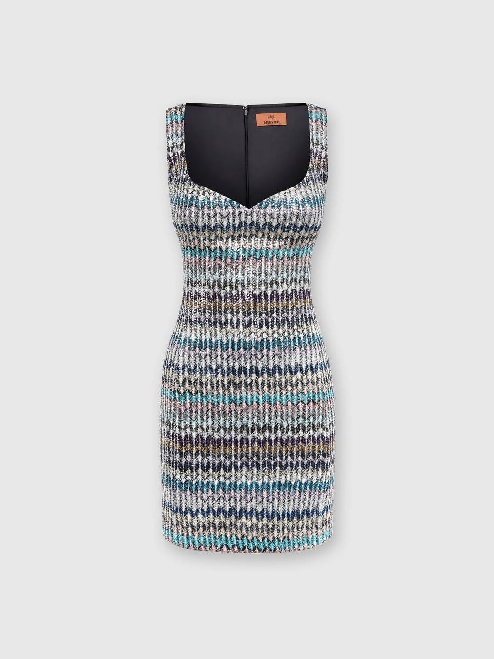 Missoni Mini-abitoin maglia lamé con scollatura a cuore Black Friday
