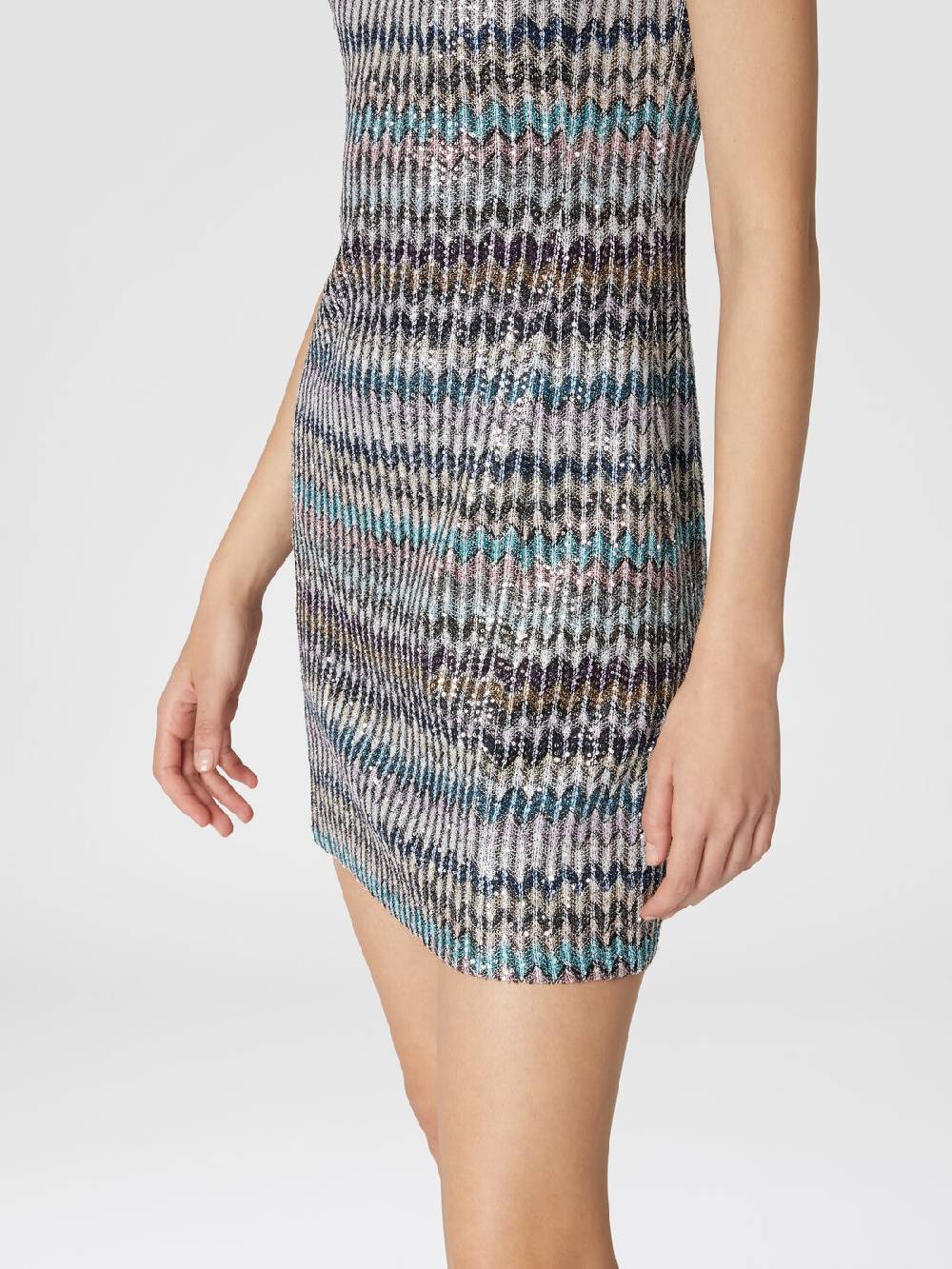 Missoni Mini-abitoin maglia lamé con scollatura a cuore Black Friday