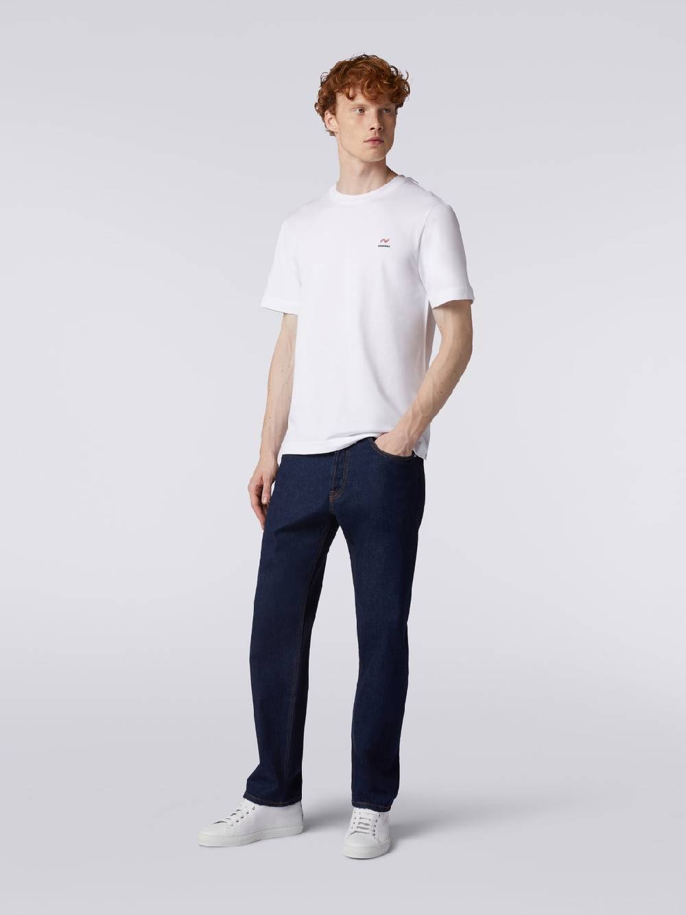 Missoni T-shirt girocollo in cotone con ricamo e logo Offerte esclusive