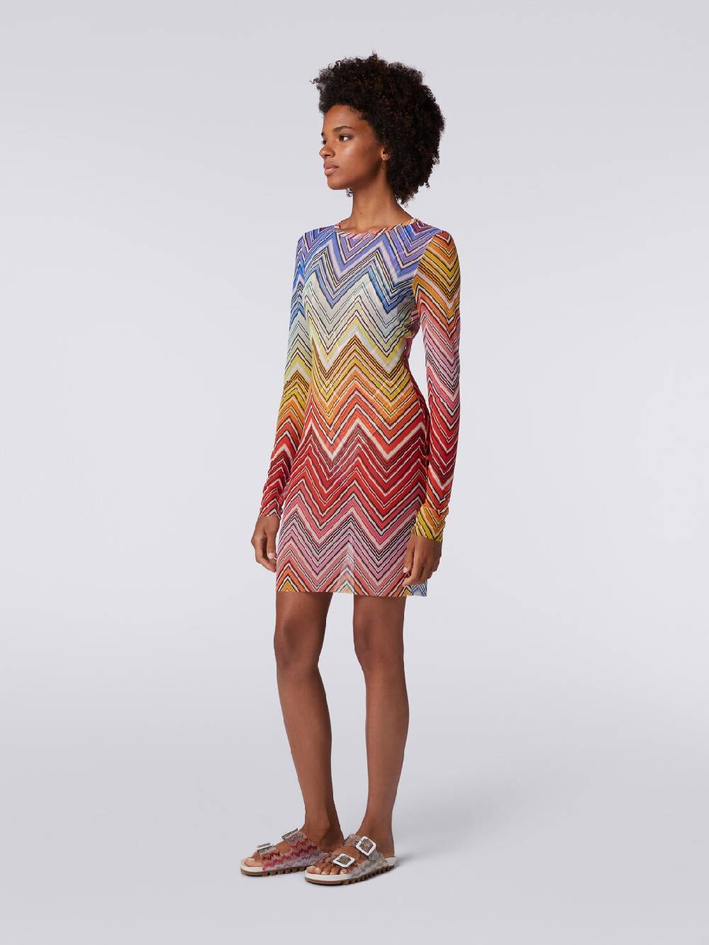 Missoni Abito mare in tulle stampa zig zag Lightning offer
