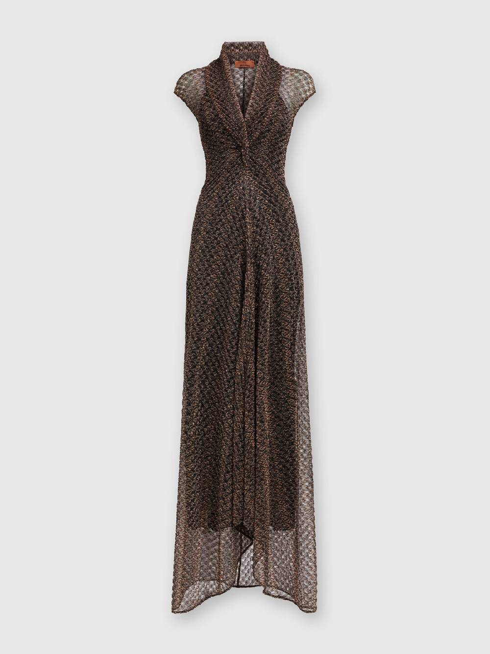 Missoni Abito lungo in pizzo lamé con scollatura torchon Comprane uno, ottenene uno gratis