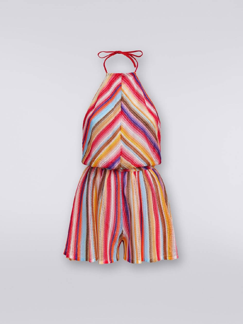 Missoni Tuta shorts in crochet con scollatura all'americana Ritorno libero