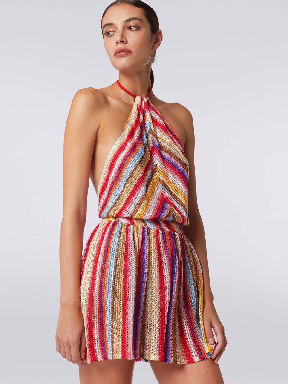 Missoni Tuta shorts in crochet con scollatura all'americana Ritorno libero