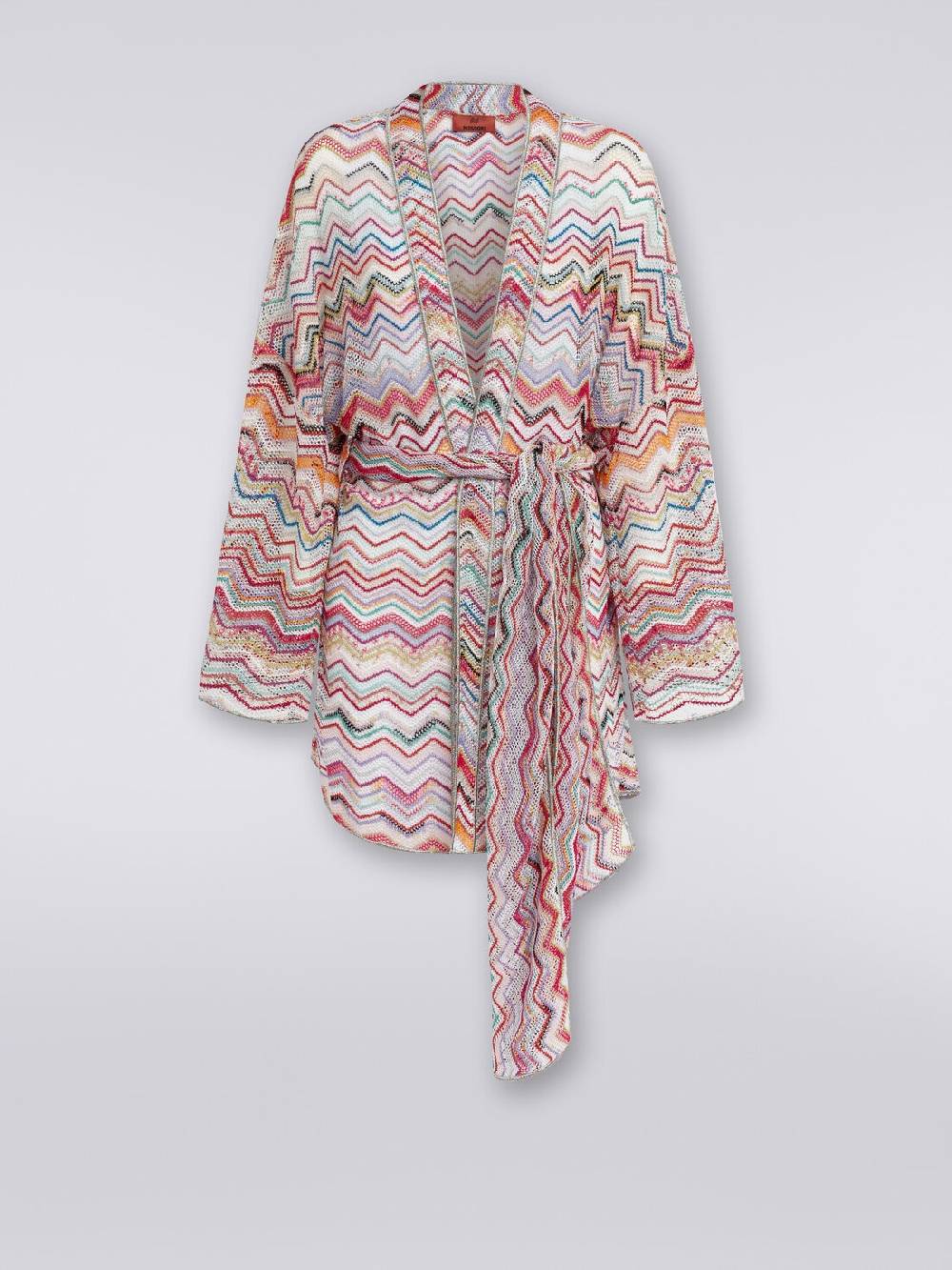 Missoni Copricostume a vestaglia in crochet zig zag con lurex Ultimi due giorni