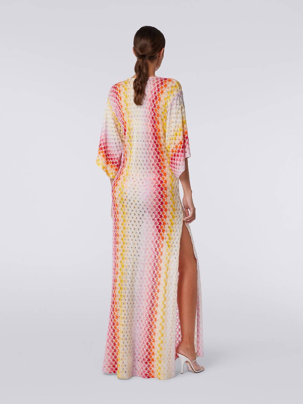 Missoni Caftano copricostume lungo effetto pizzo dégradé con lurex 50% di sconto con spedizione gratuita