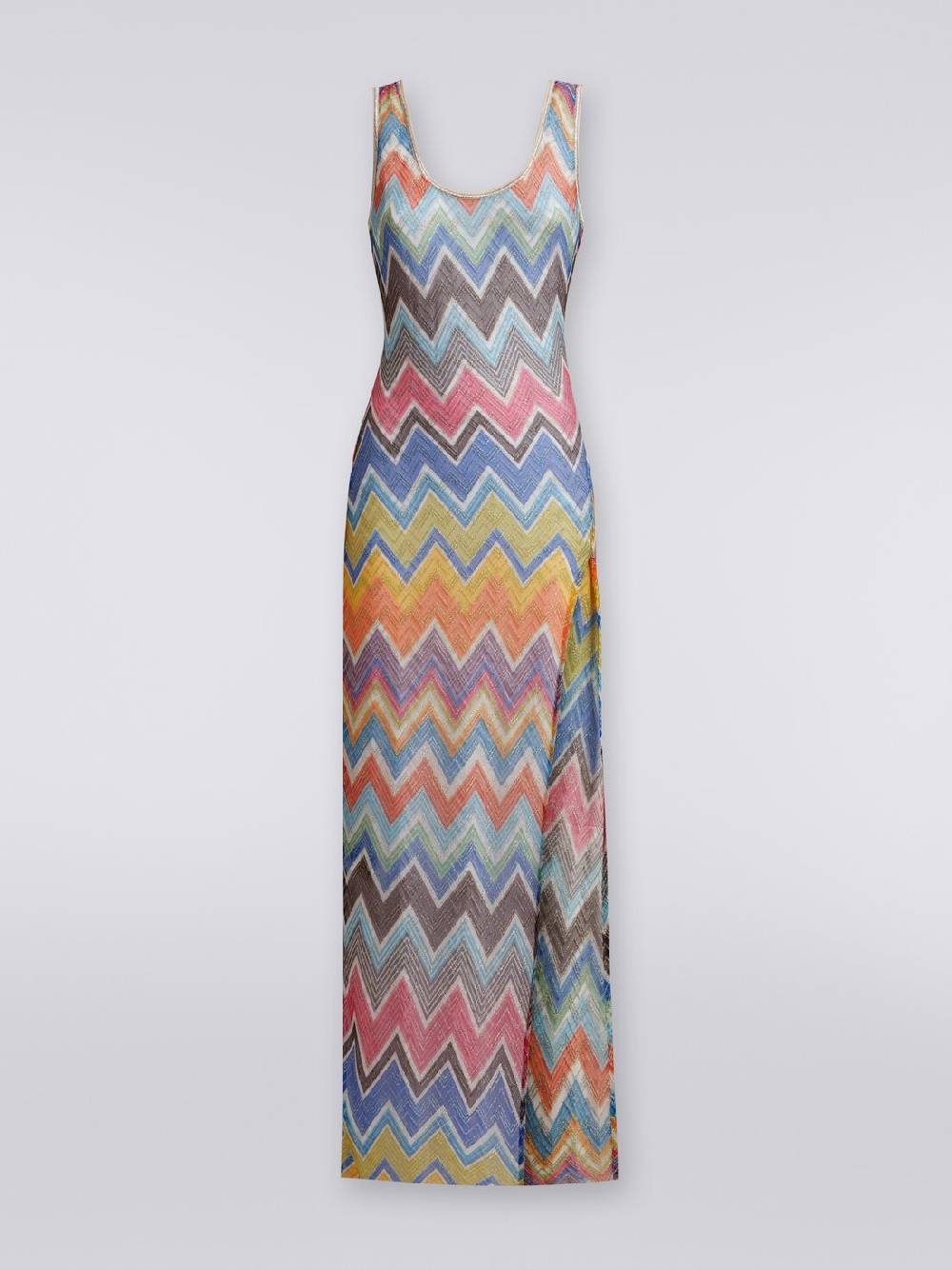 Missoni Copricostume lungo stampa zig zag con lurex Limitato a 3 giorni