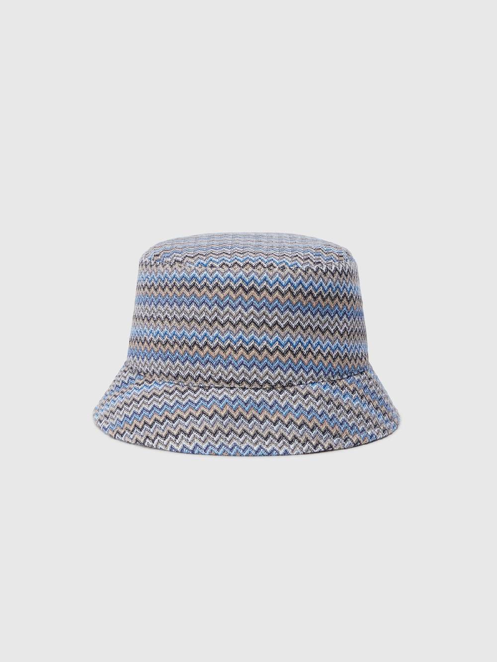Missoni Bucket hat in viscosa e cotone zig zag In vendita