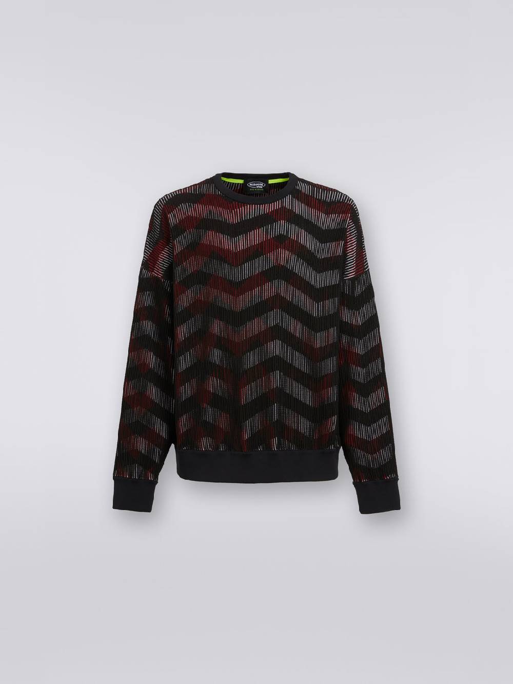 Missoni Maglione girocollo in misto cotone chevron in collaborazione con Mike Maignan Duty-free